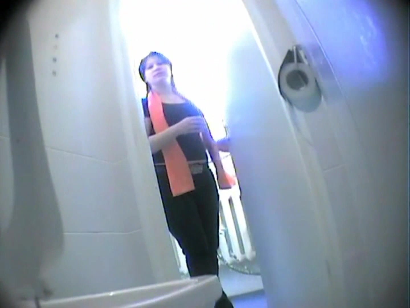 Russian WC pee voyeur - a number of women