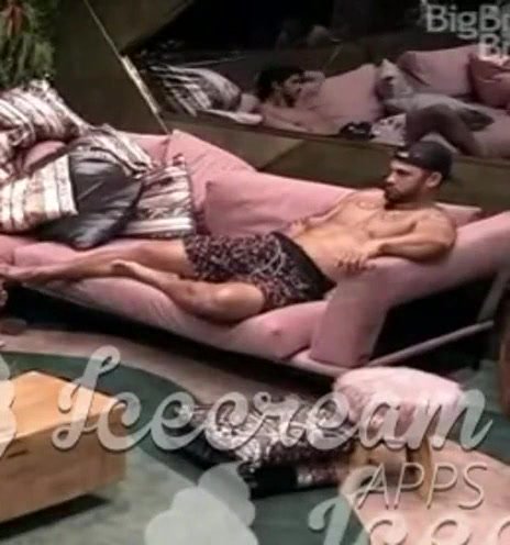 nonstop Hand down pants - Brazil Big Brother reality show