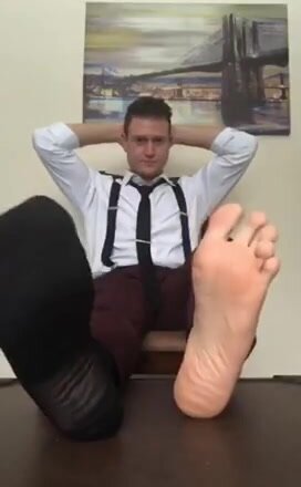 Male sexy feet - video 2