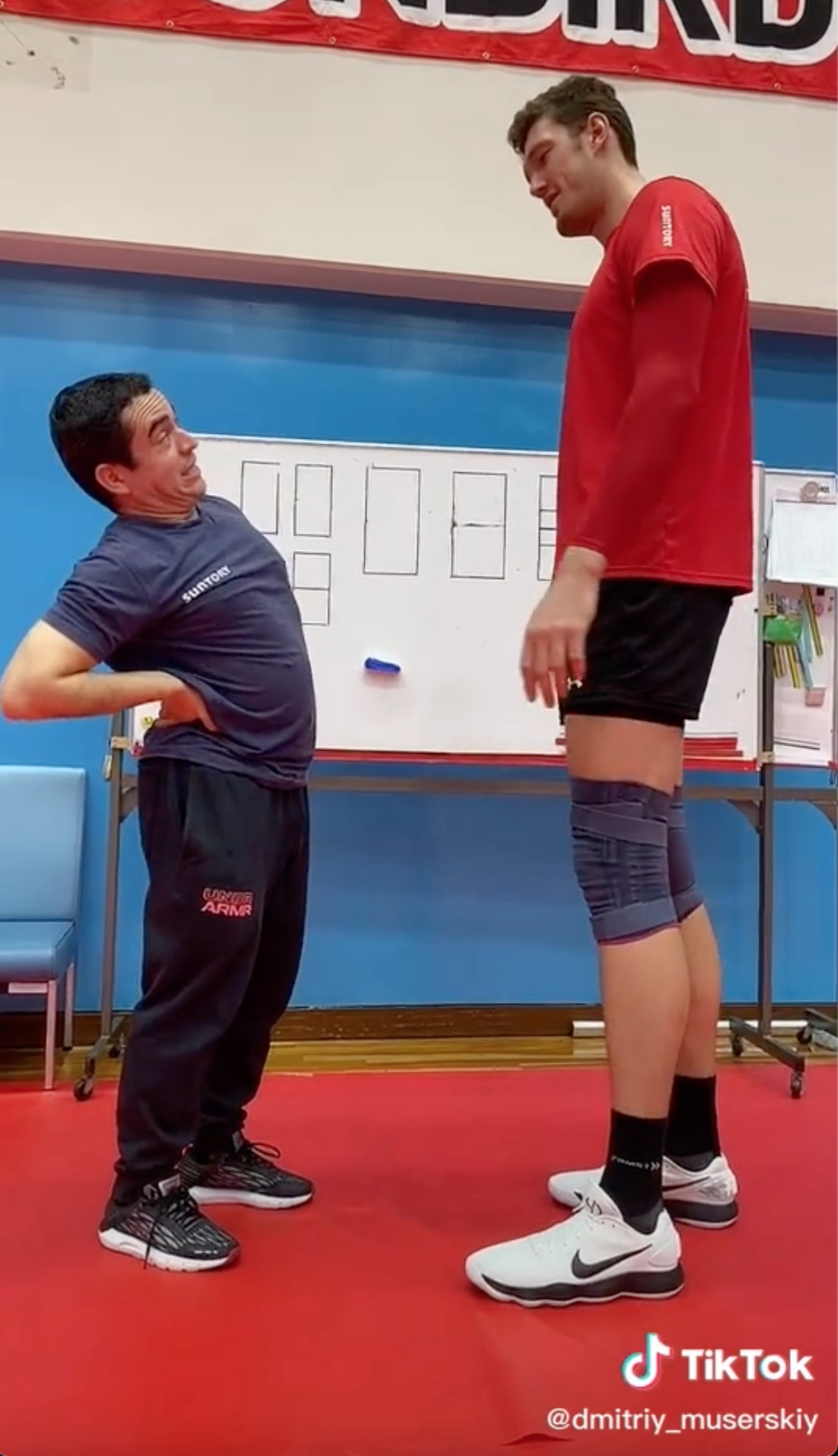 7'2" Russian Volleyball player - video 2
