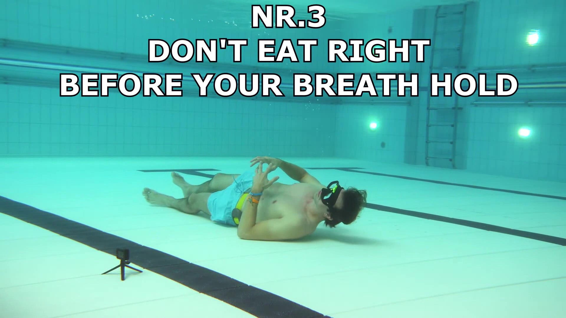 Underwater static breathold over five minutes