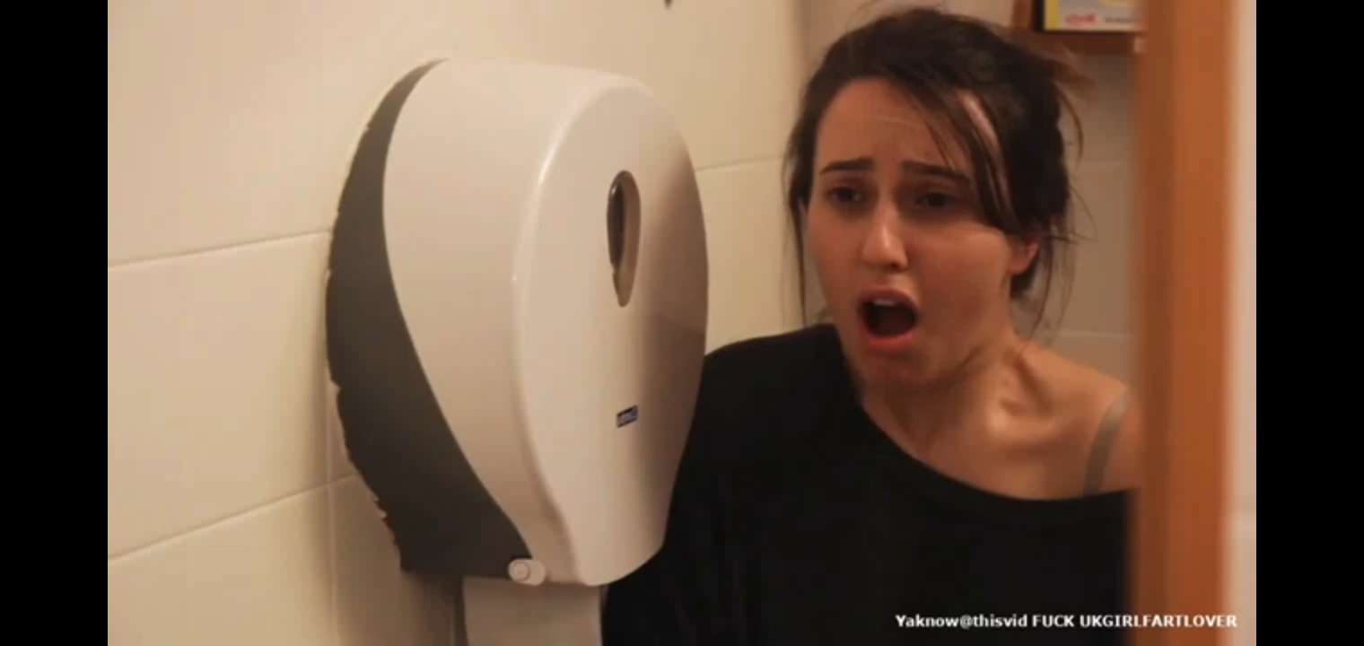 hot girl diarrhea pooping on toilet scene