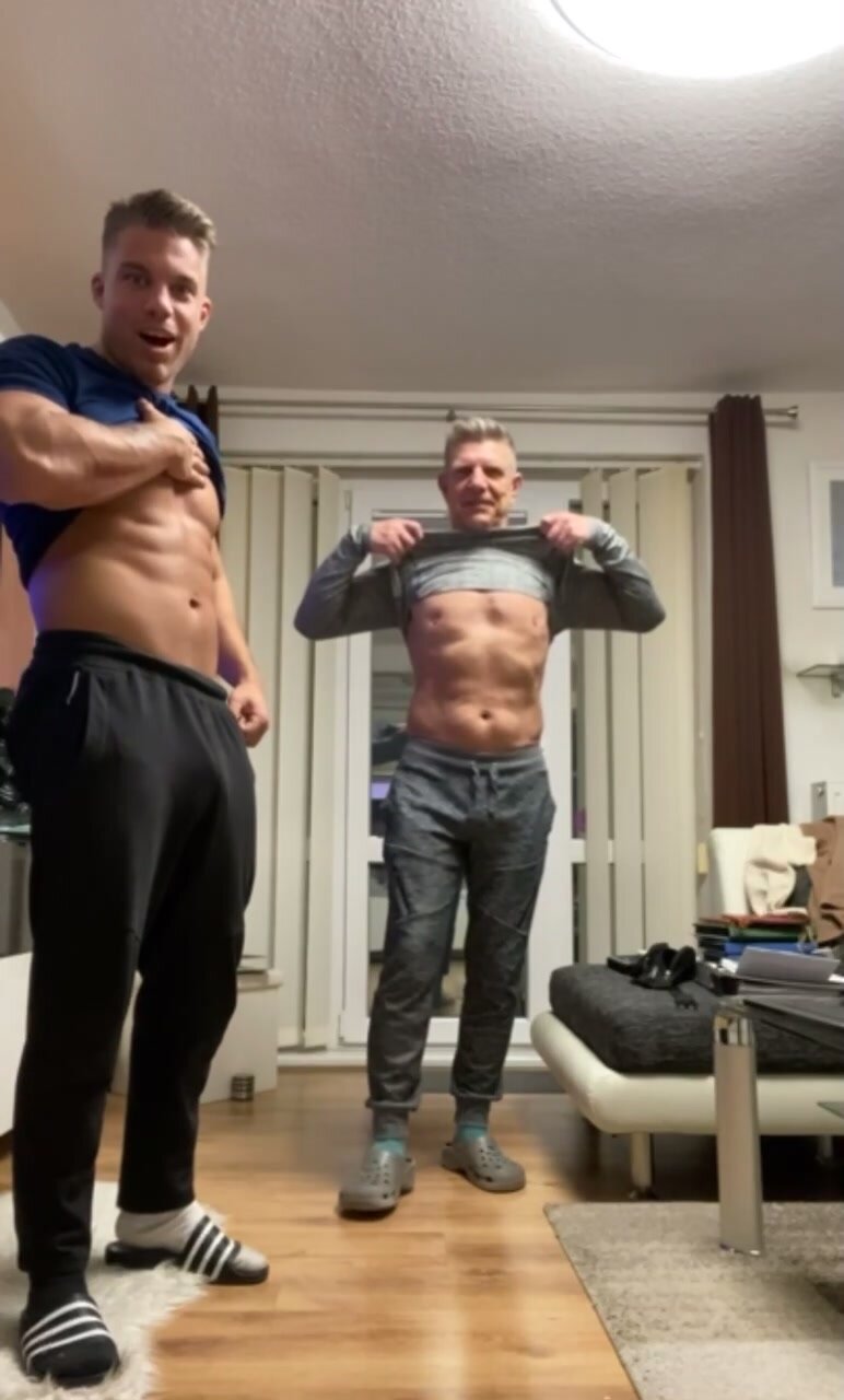 Father and Son Show Cocks