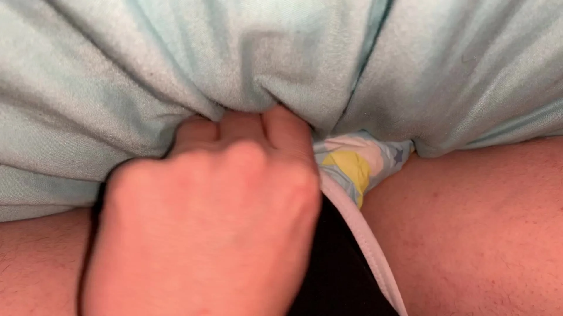 Squishing My Soggy And Messy Diaper ThisVidcom