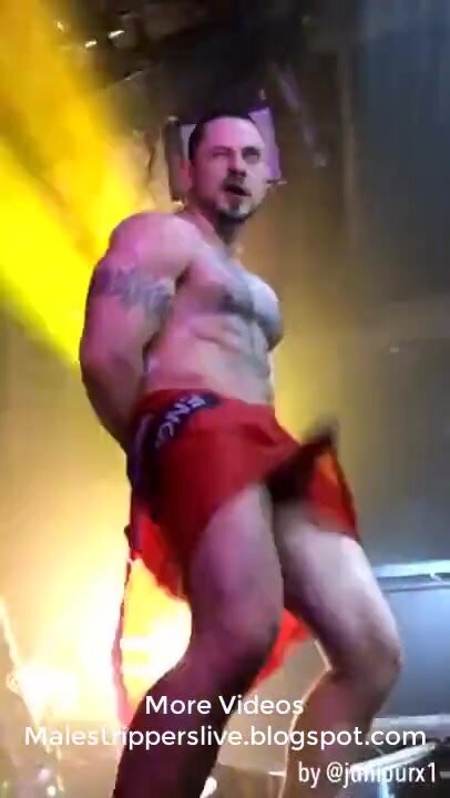 Male Stripper With Monster Cock On Stage
