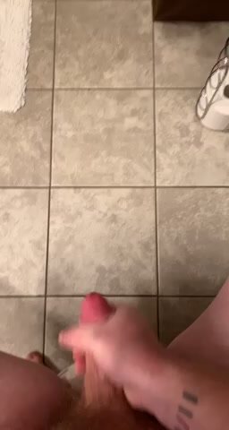 Cumming all over the floor