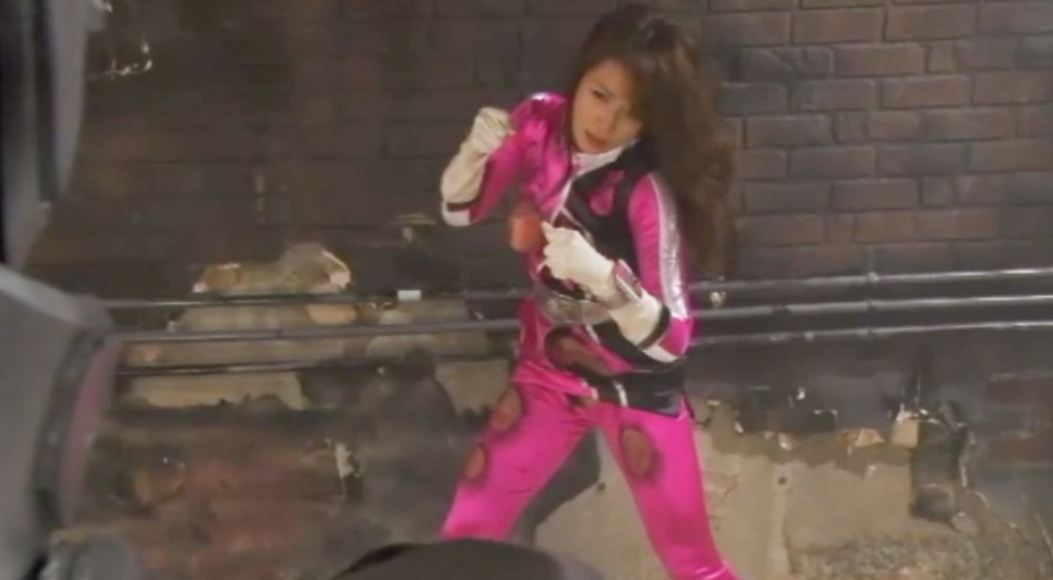 JAV Powergirl Fear Wetting (Pink Ranger)