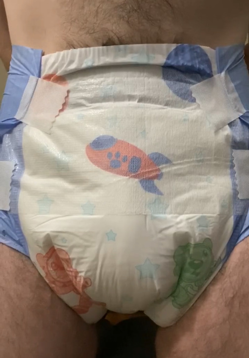 Soaking my diaper before bed