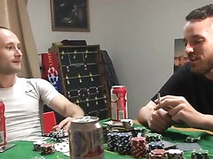 Brit lads play cards then fuck around