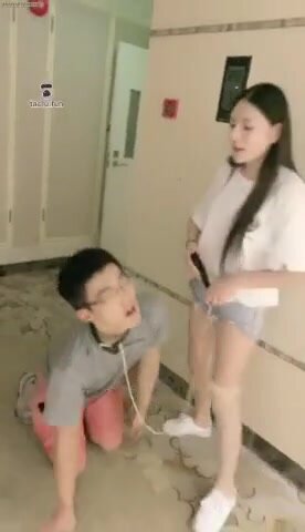 Chinese Princess humiliates Her slave publicly