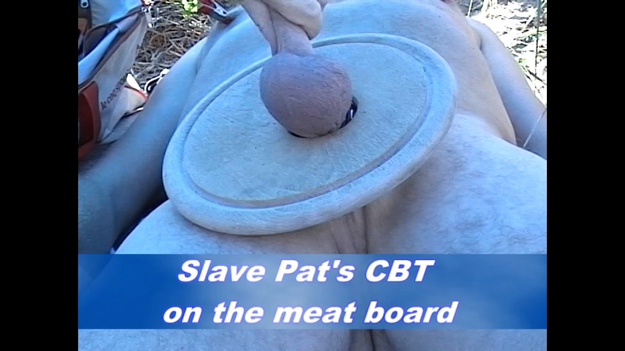 CBT on the meatboard for slave Pat
