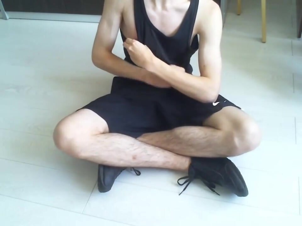 Hot Twink Cumming on his shoes-Nike