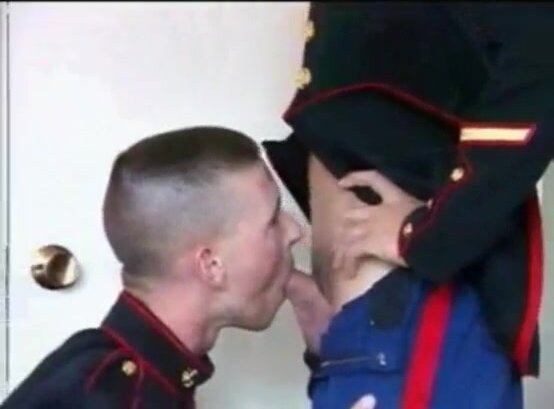 Gay Porn Military Uniform - Uniforms: Two Young Marines Do Gay Porn - ThisVid.com