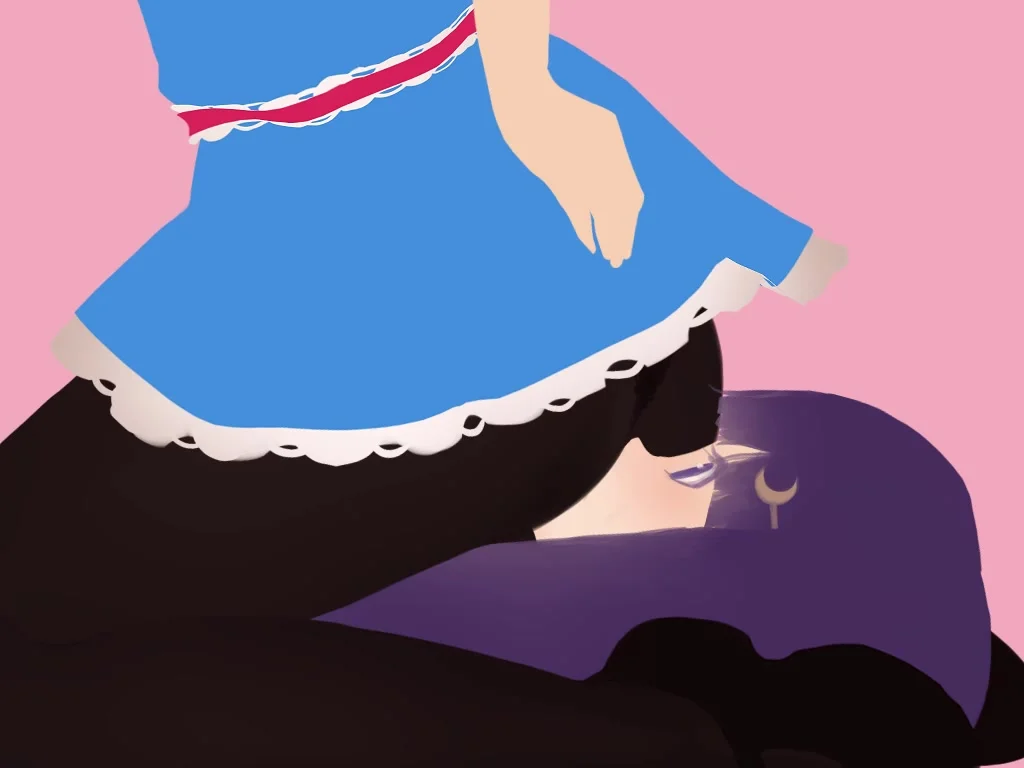 Anime Lesbian Fart - Girl face farting - ThisVid.com