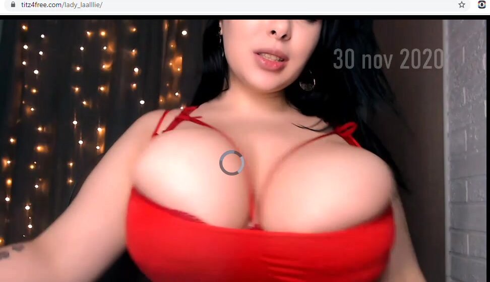latina bounces huge massive tits for camera