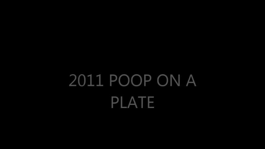 poop on a plate