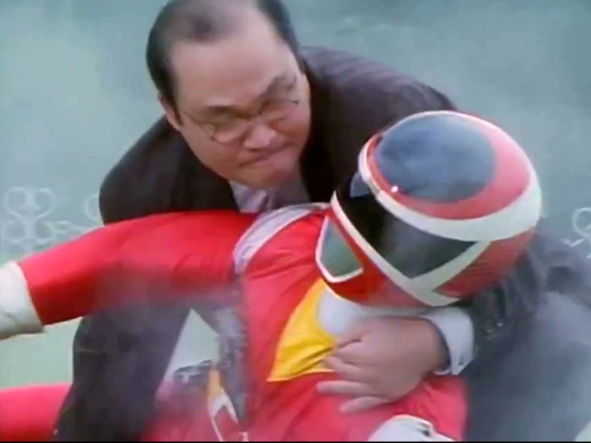 Power Rangers 01 Defeated Red Space Ranger Getting A Handjob