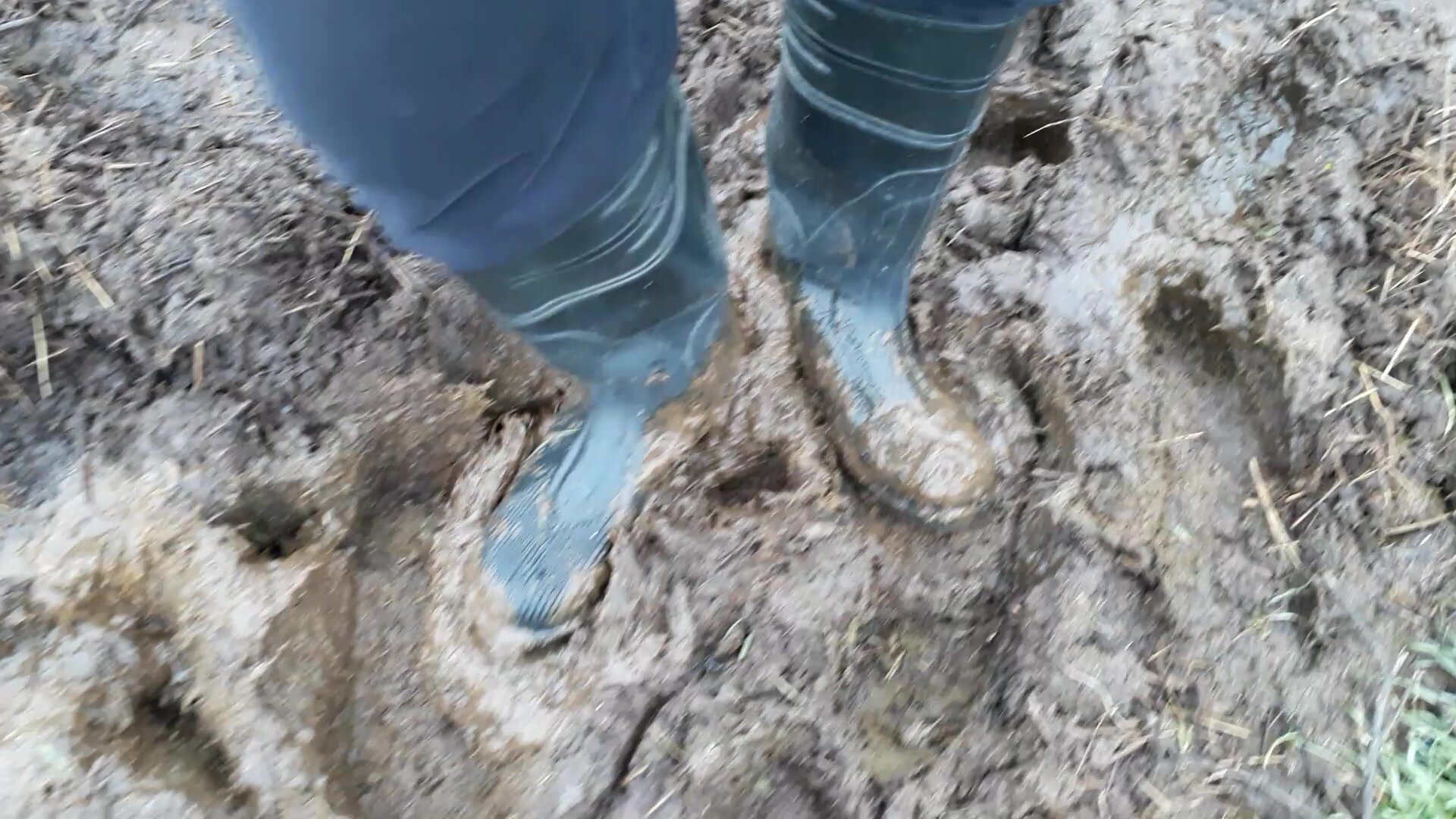 Rubber boots vs manure - video 2