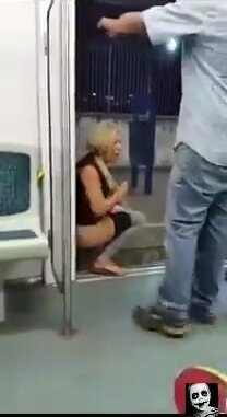 latina needs to pee on train - fb find
