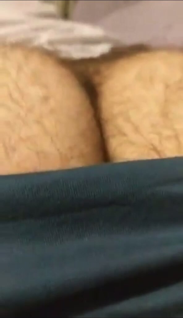 Tiny man in the crack of the giant
