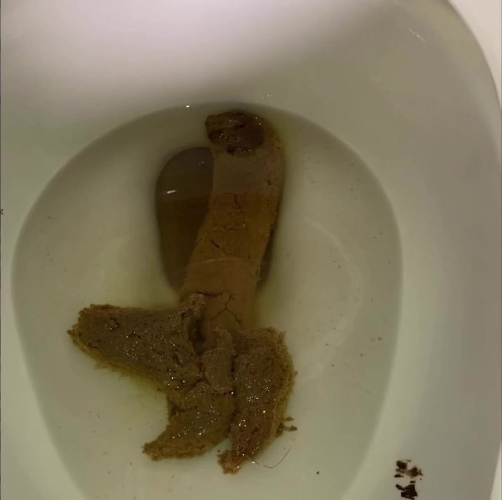 Wiping after taking a massive dump