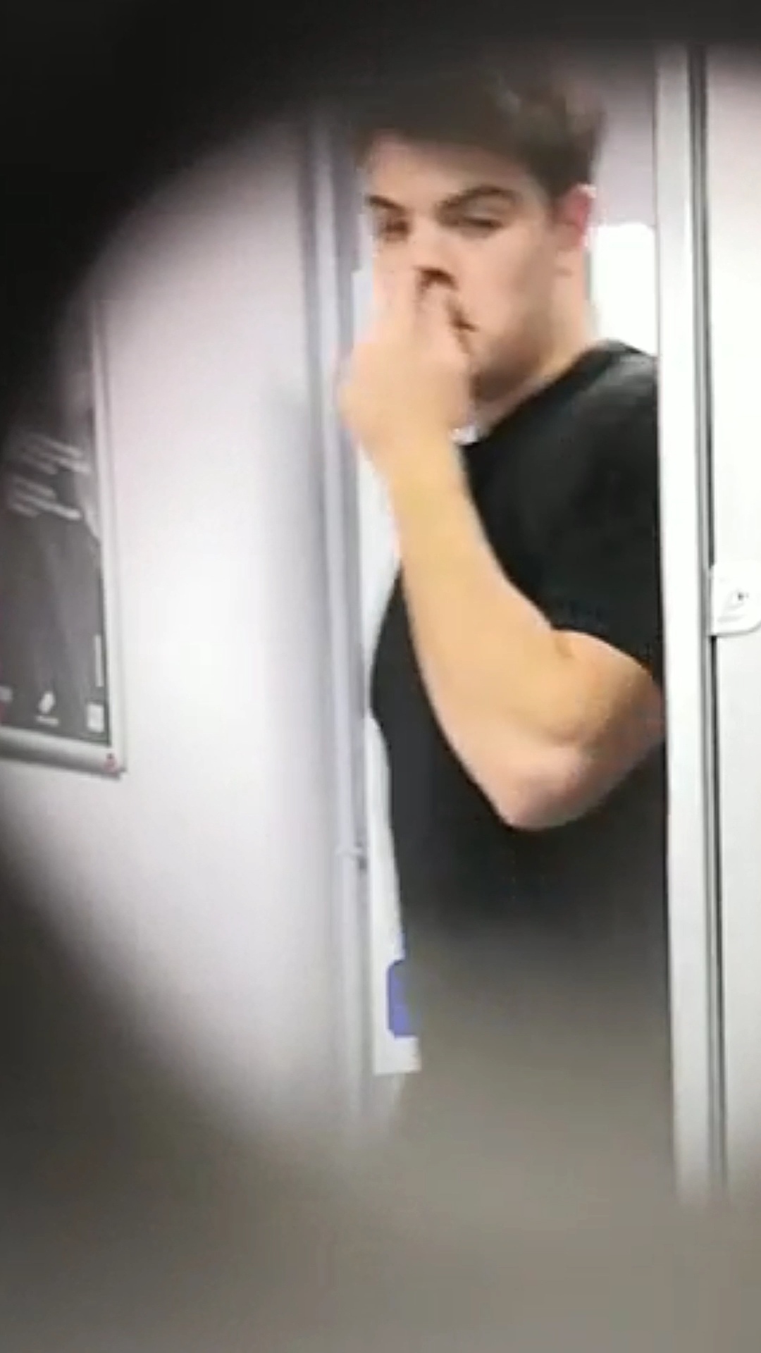 Cute college guy takes a piss - 21