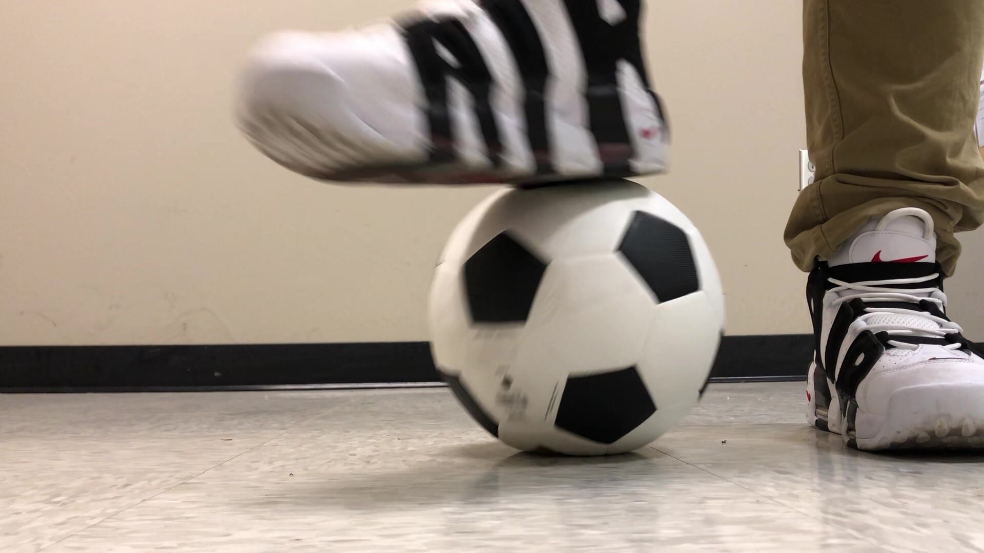 Soccer Ball and Uptempo Sneaker play