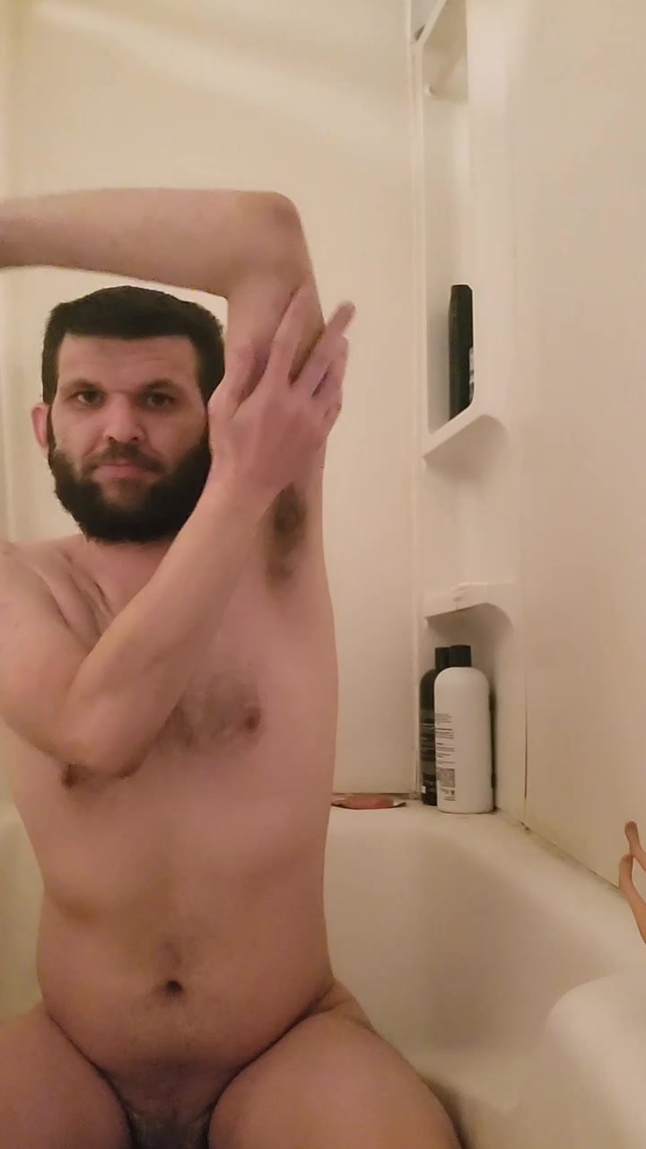 Pig Boy Randy J exposes himself in the shower!