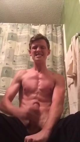 Cute Twink with 6-Pack Wank and Cums