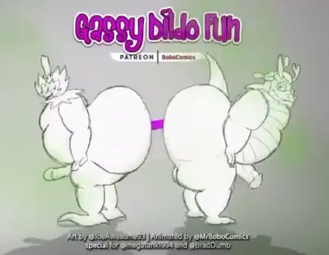 2 gay furry anal fart animation