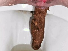 Moaning poop out while Period
