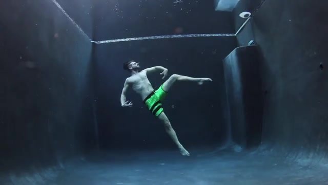 Underwater barefaced dancer