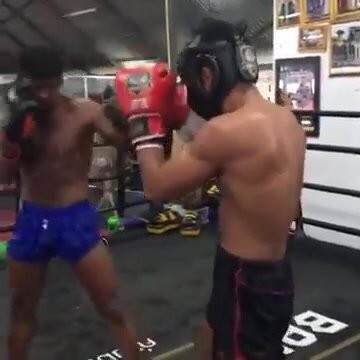 Boxing Sparring - Filipino Fighters