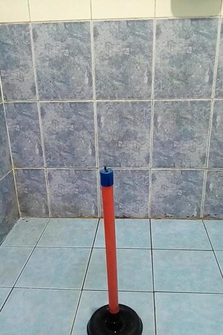 Painful shitty plunger fuck