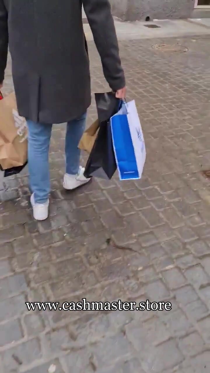 He BUY and You Pay and Hold His Shopping Bag This is Life of a Cash Master