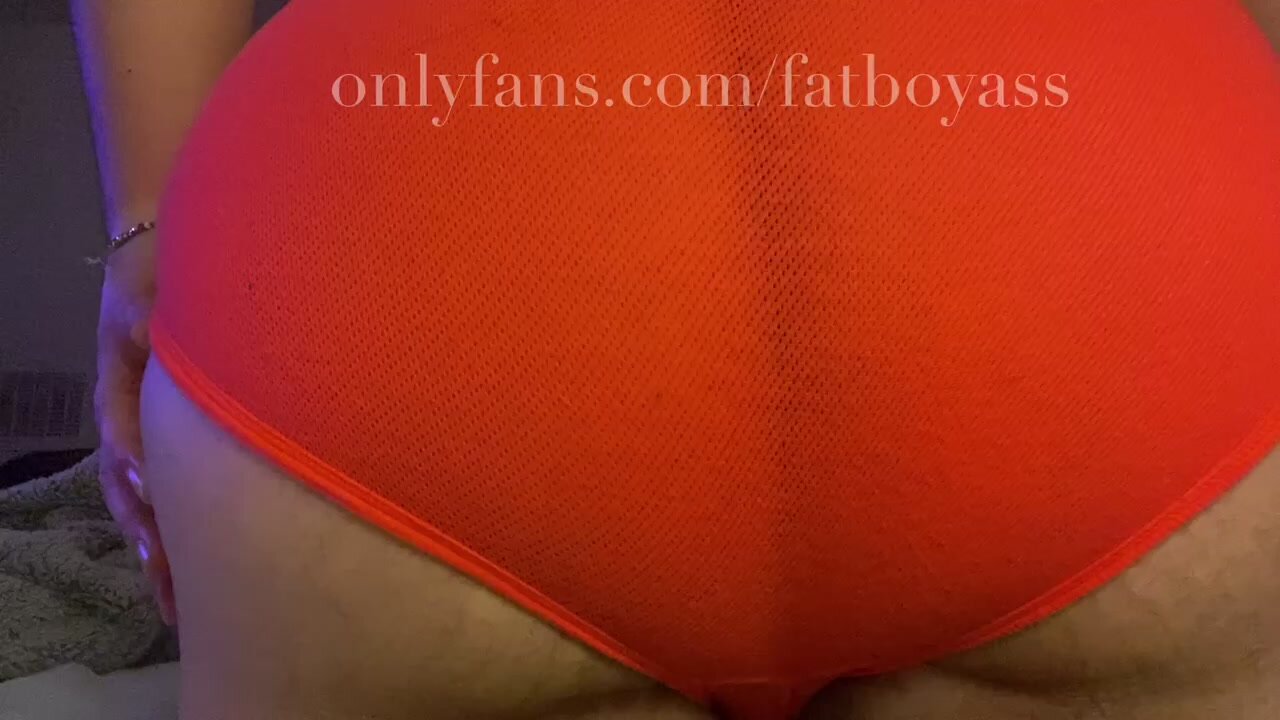 Gassy Fat Ass In Underwear