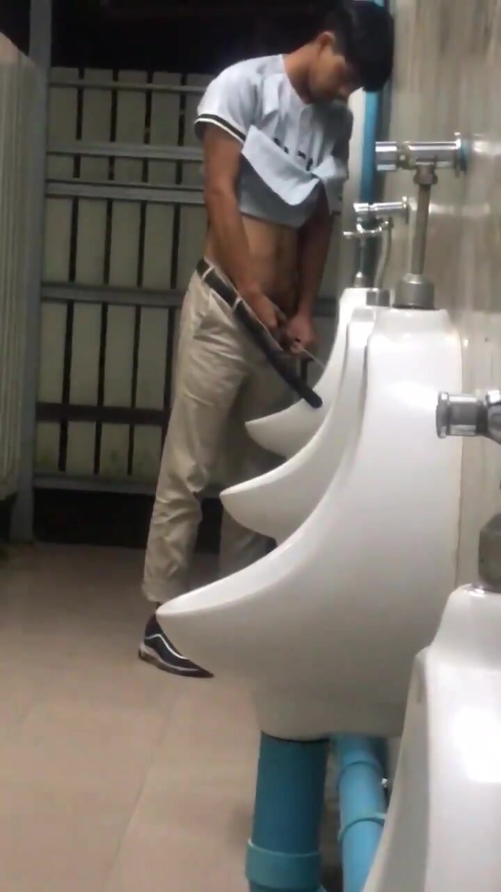 SPYING ASIAN BOY AT THE URINAL 6 - video 2