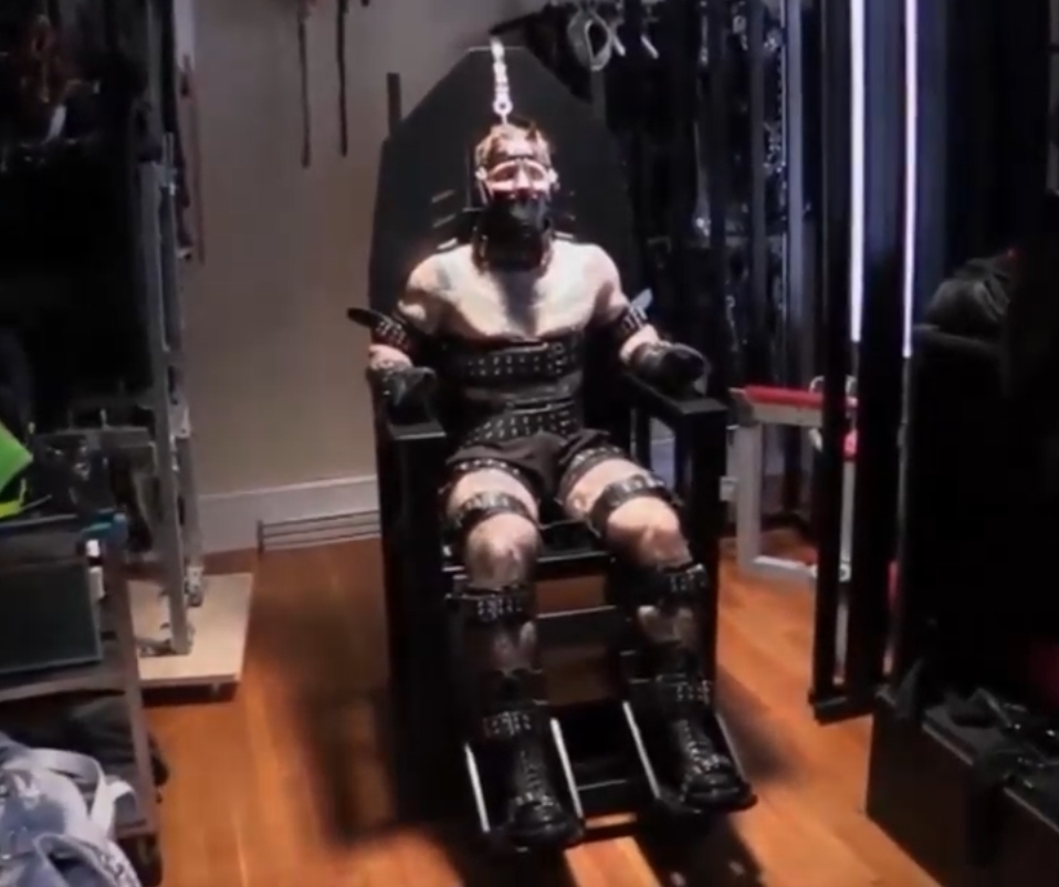 Jimmy in the bondage chair - short edit