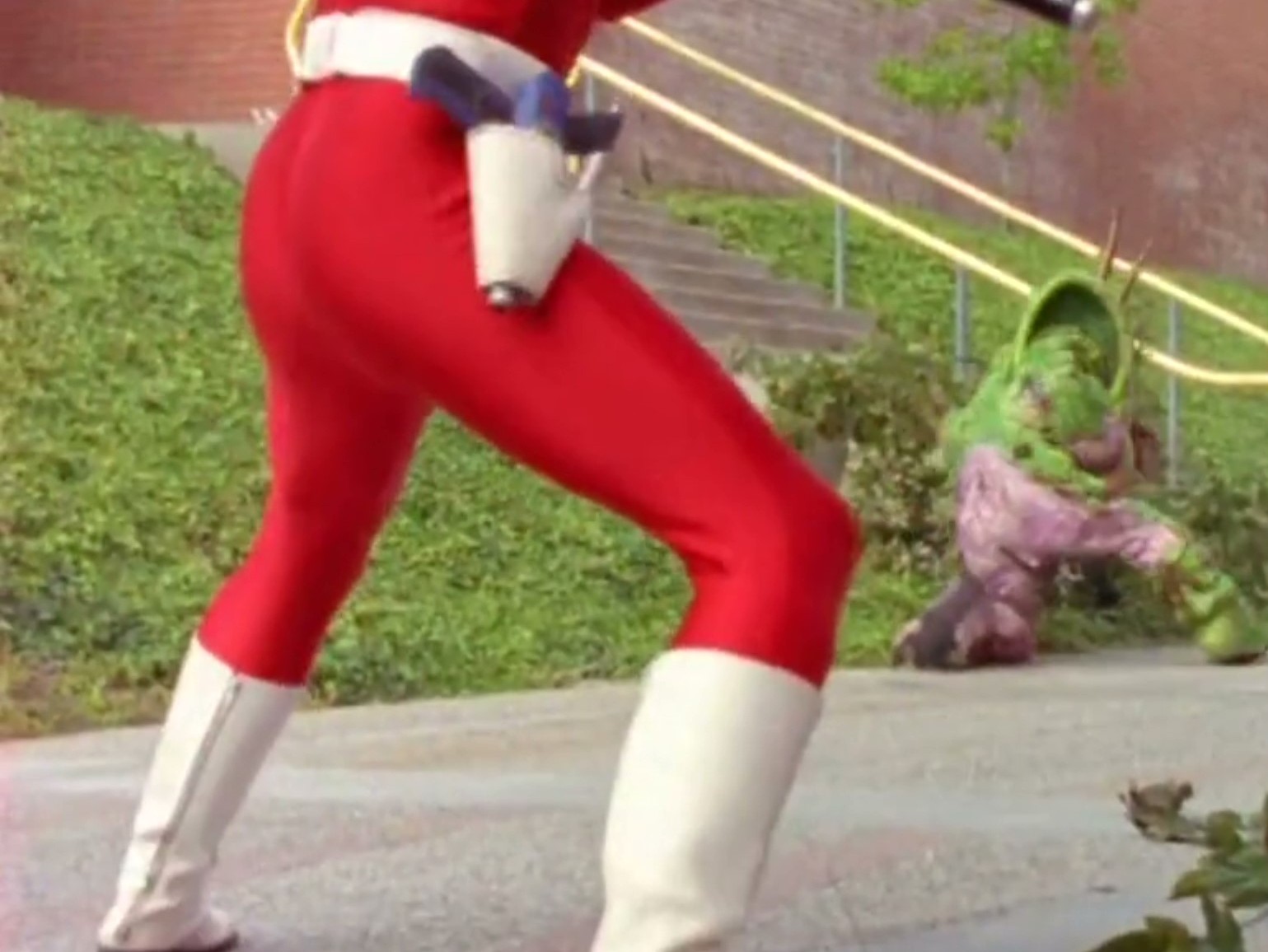 Power Rangers 27 - Red Space Ranger's Bubble Butt 2