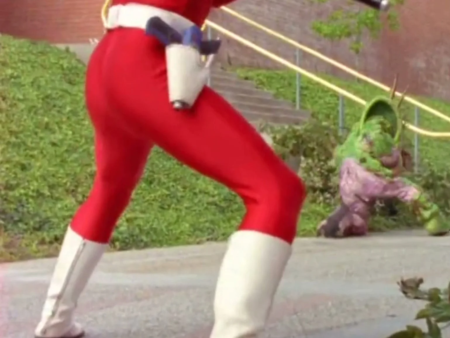 Power Rangers 27 - Red Space Ranger's Bubble Butt 2 - ThisVid.com