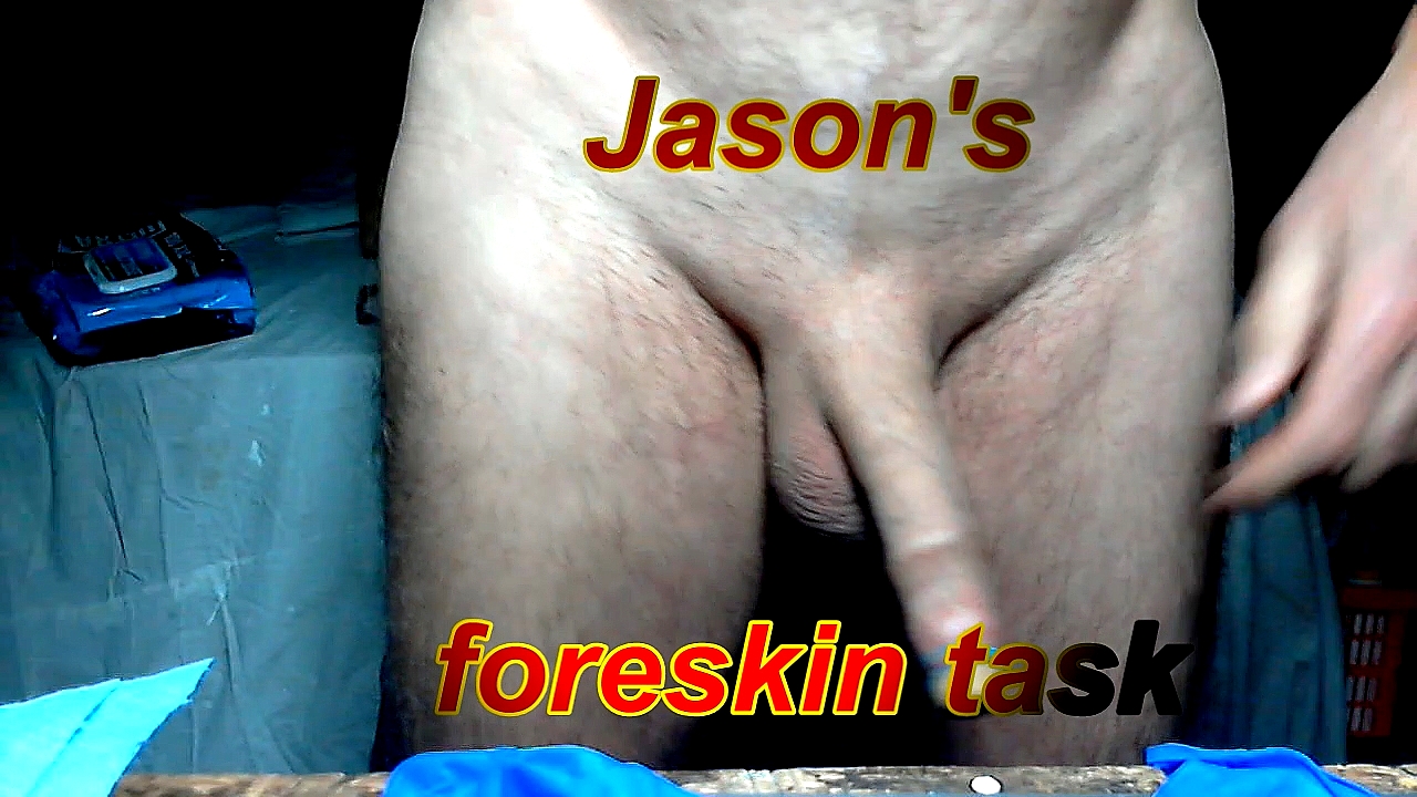 Foreskin torture by slave Jason