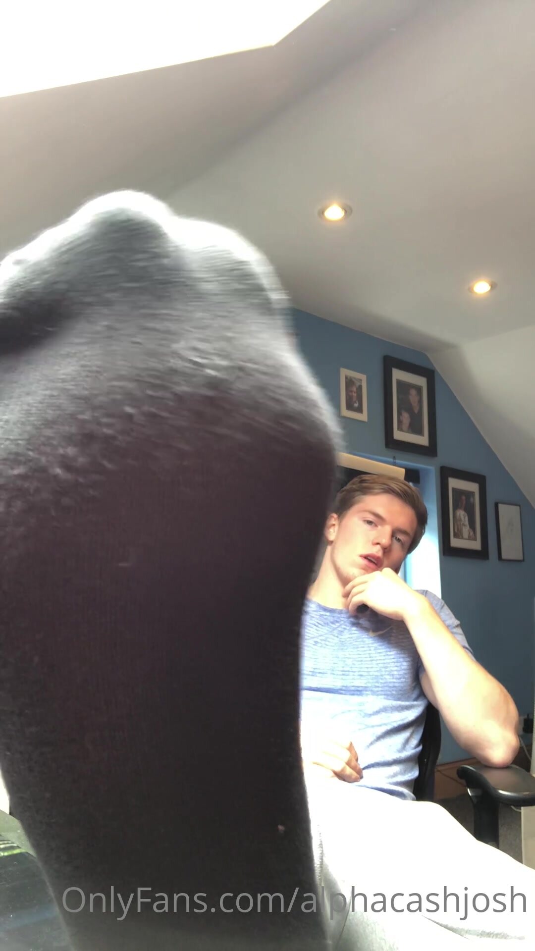 Alpha Josh Wants you to worship his stinky feet