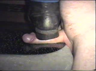 Worker Boots trample on dick