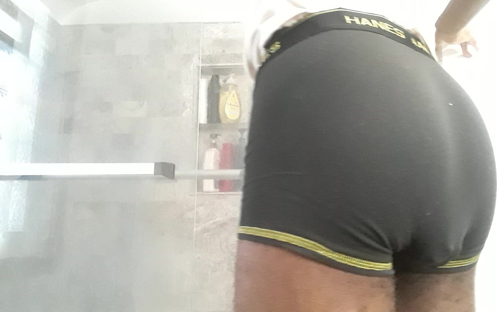 Me pooping my tight underwear:)
