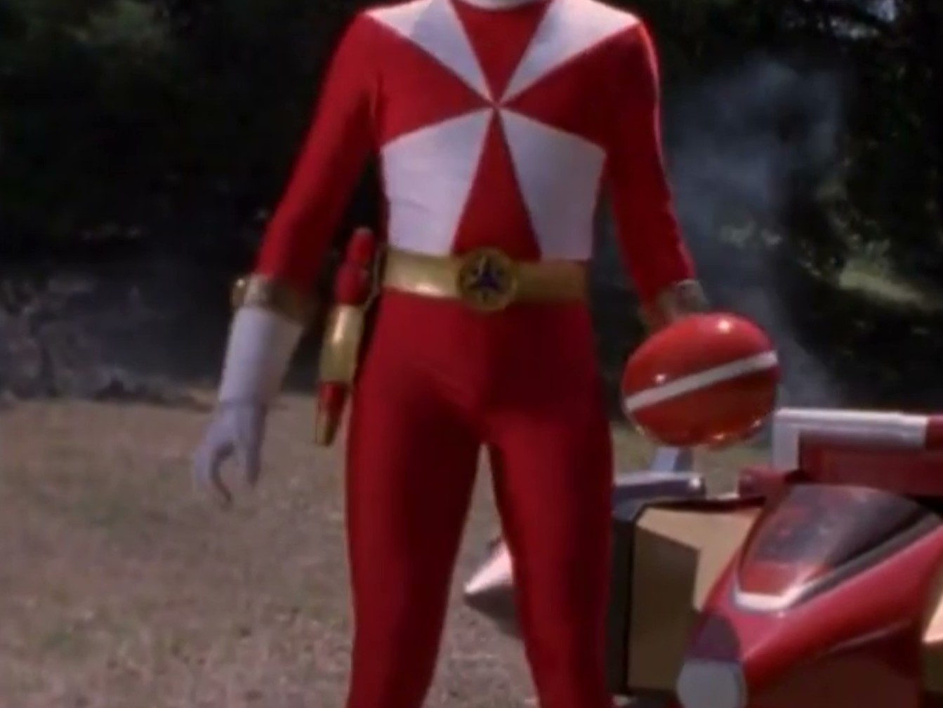 Power Rangers 35 - Helmetless Red Lightspeed Ranger