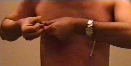 Self chest whipping and nipple clamps - part 2