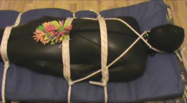 Slave in the neprene bodybag
