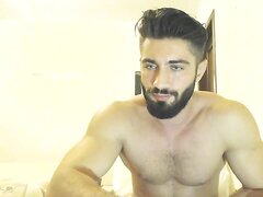 SEXY ROMANIAN STROKES HIS BIG COCK