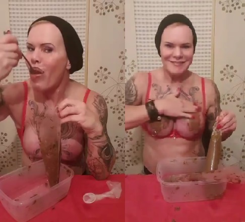 More Dirty Scat Whore: Watch me Filling My Shit Condomes pt2/3