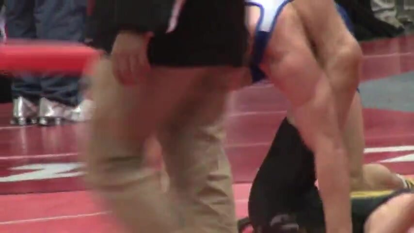 hot blue wrestler hard boner